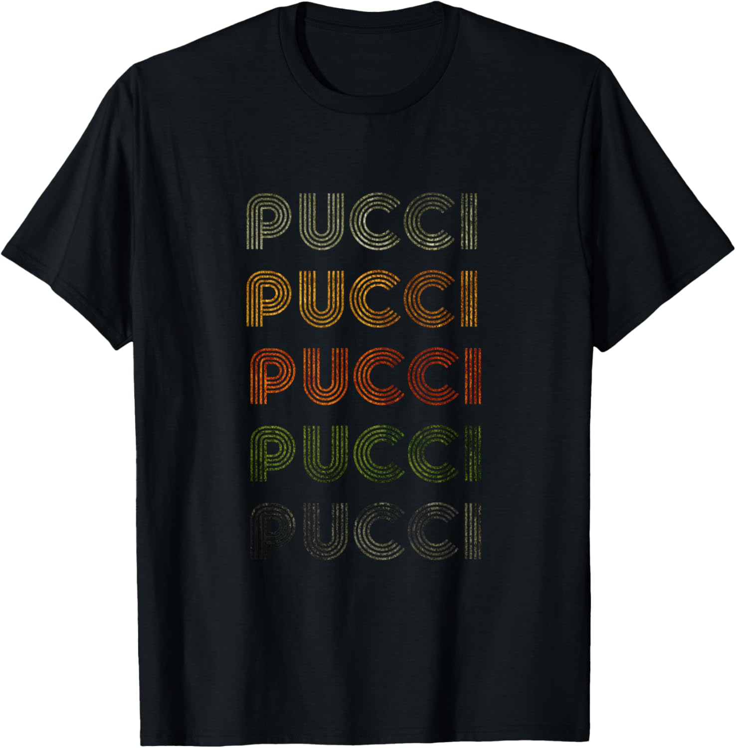 Love Heart Pucci Tee Grunge Vintage Style Black Pucci T-Shirt